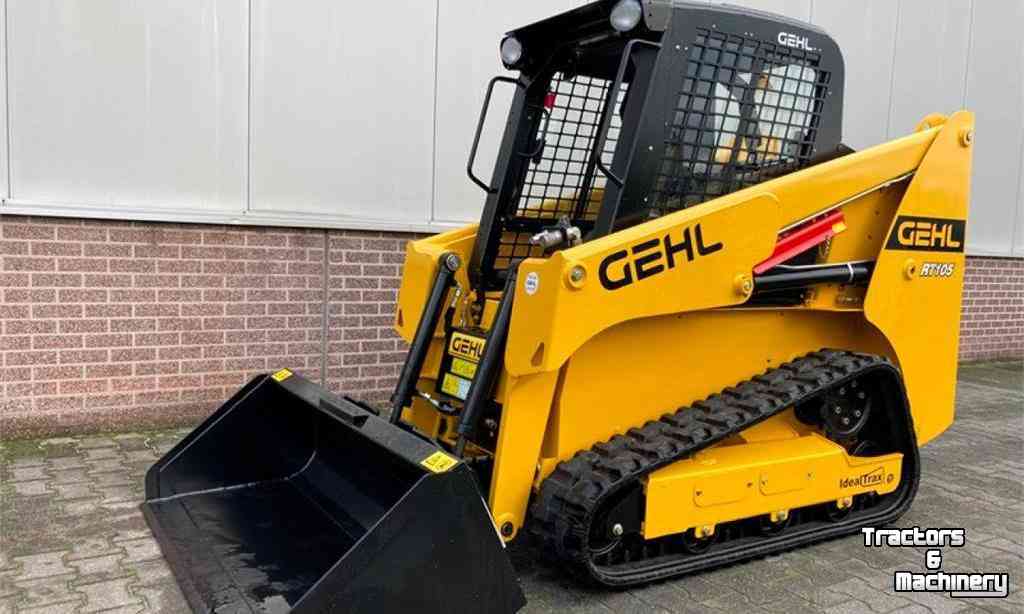 Skidsteer Gehl RT105 Schranklader op Rupsbanden