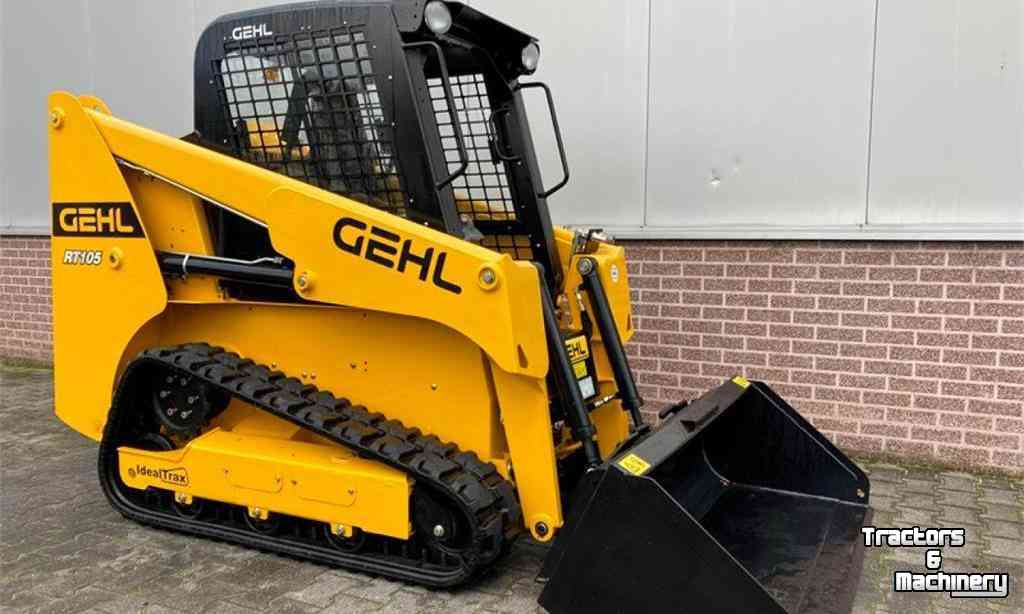 Skidsteer Gehl RT105 Schranklader op Rupsbanden