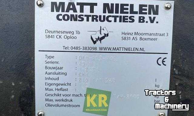 Excavator buckets Matt Nielen Graafbak Dieplepel