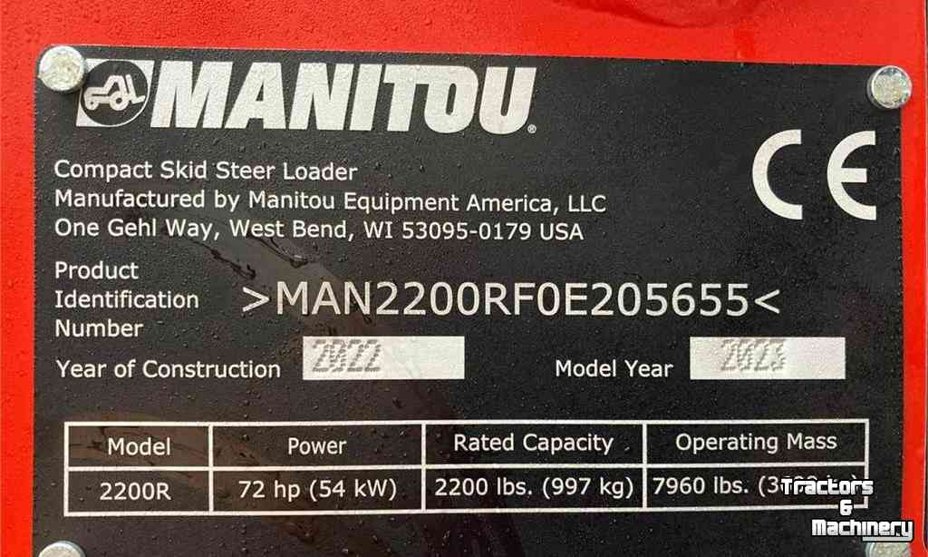 Skidsteer Manitou 2200R