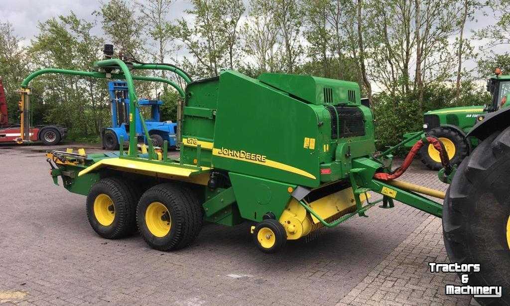 Balers John Deere 578 Perswikkel combinatie Baler Wrapper