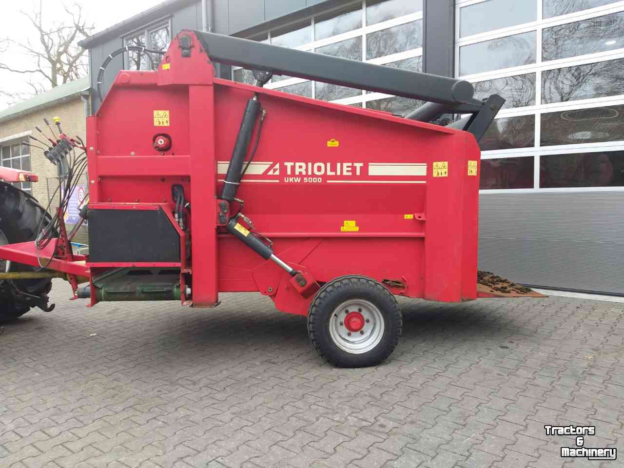 Silage grab-cutter wagon Trioliet ukw 5000