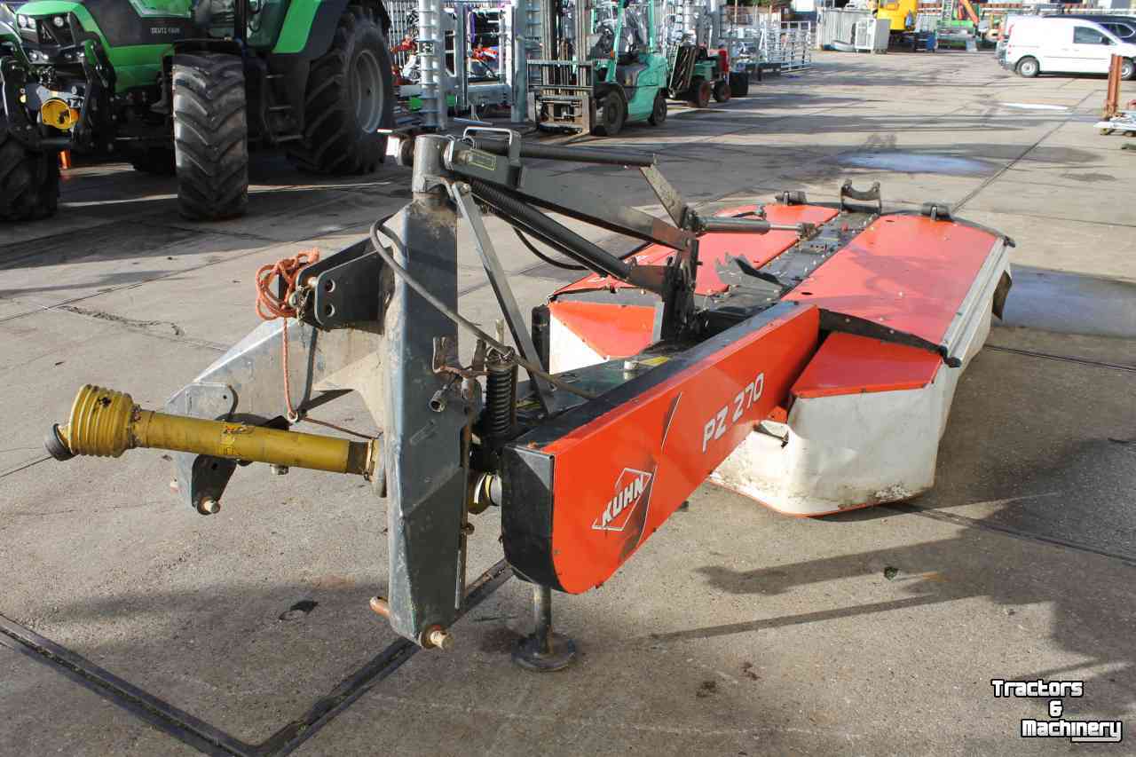 Mower Kuhn PZ270 achtermaaier trommelmaaier (PZ Vicon CM268/270 Deutz-Fahr KM3.27) cyclomaaier