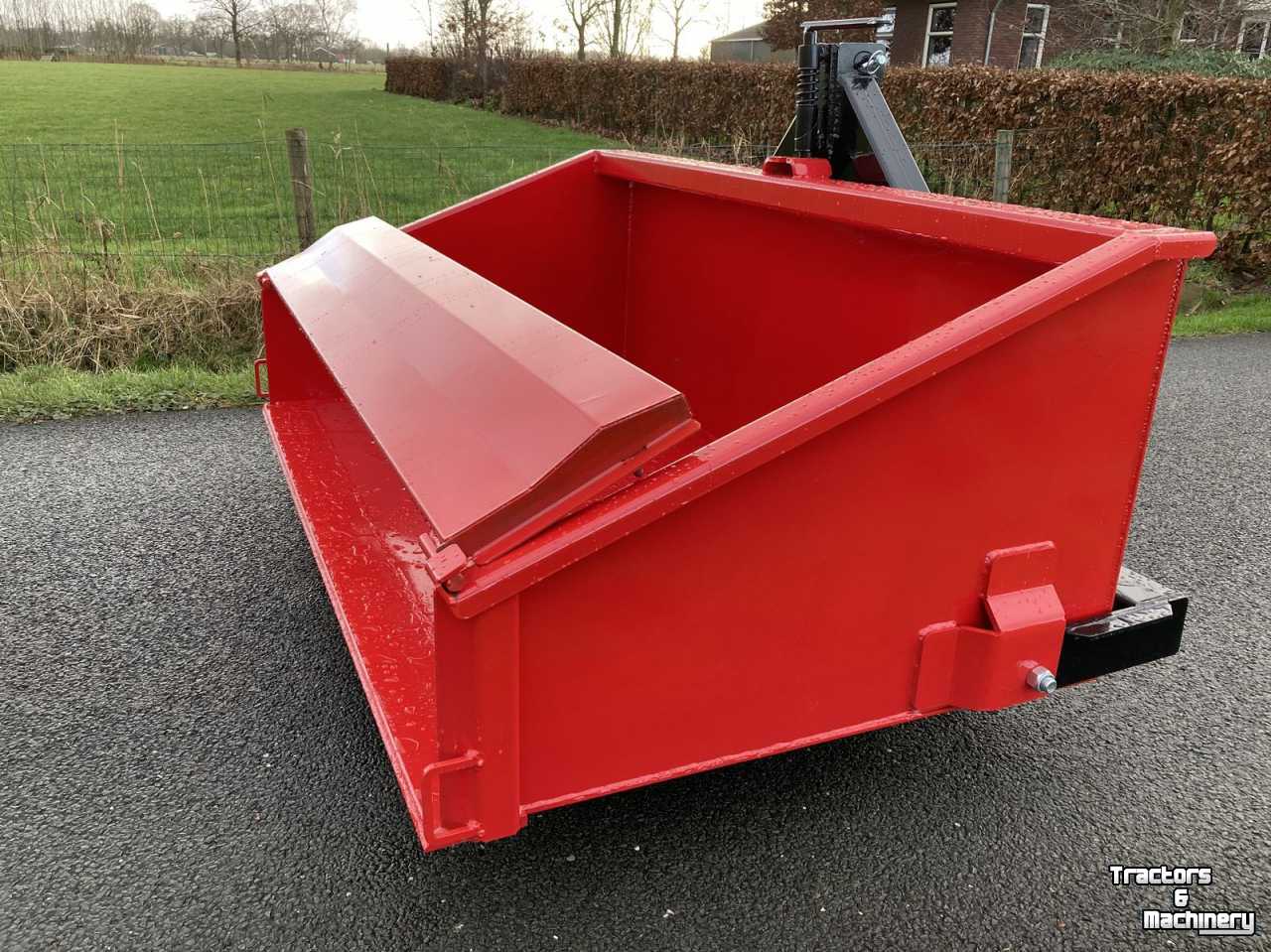 Tractor tipping boxes  JAKO transportbak 180cm met achterklep NIEUW