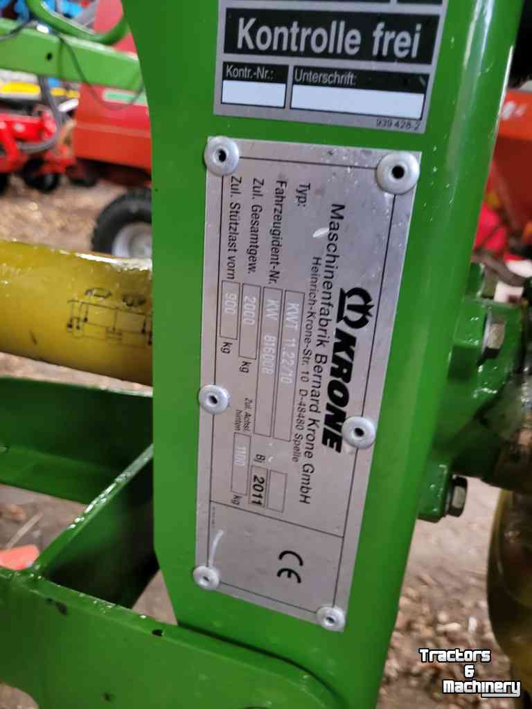 Tedder Krone KWT 11.22/10 schudder