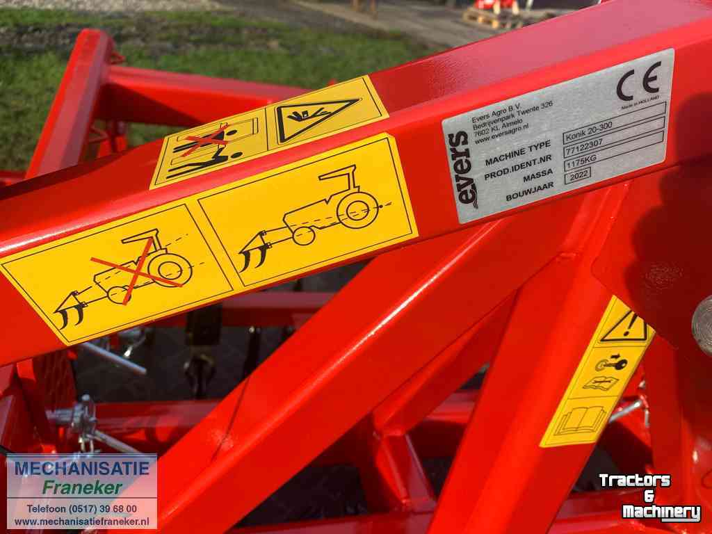 Seedbed combination Evers Evers konik 20-300 zaaibedcombinatie frontuitvoering