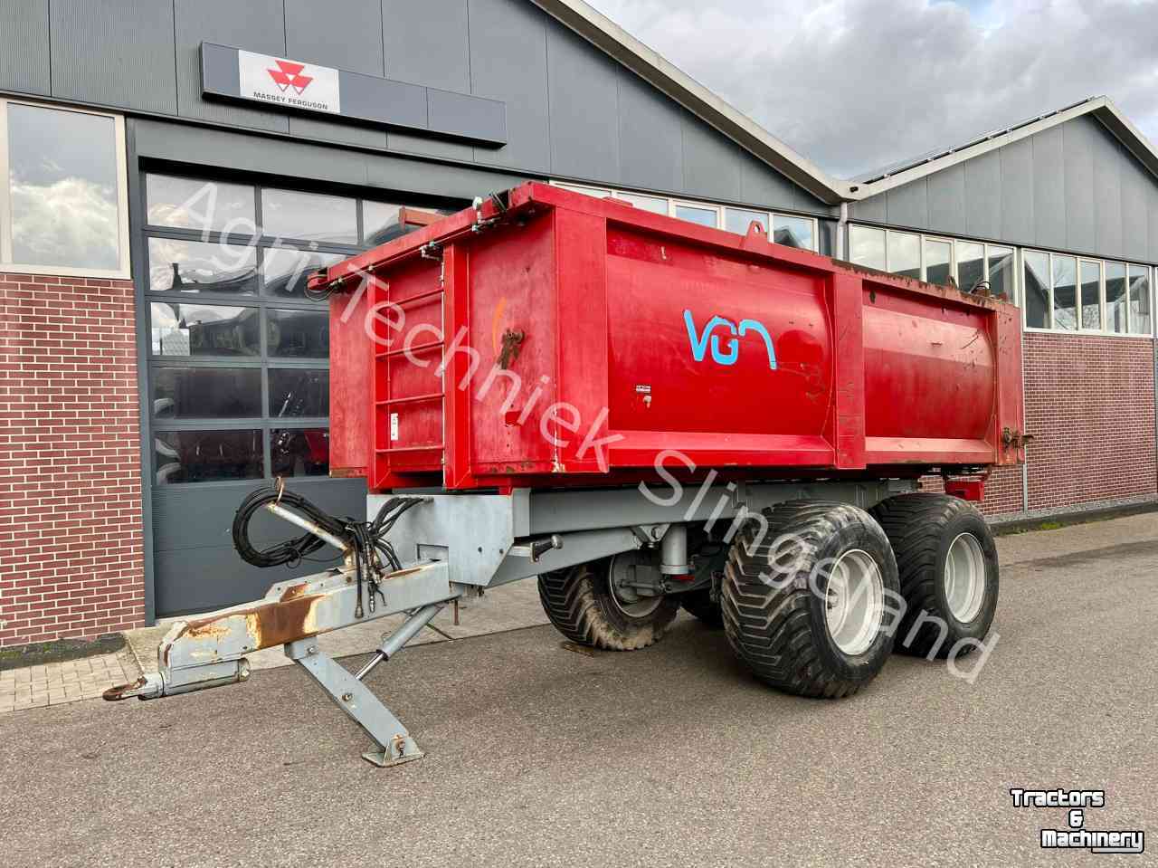 Dumptrailer VGM GK18-100 baggerkipper