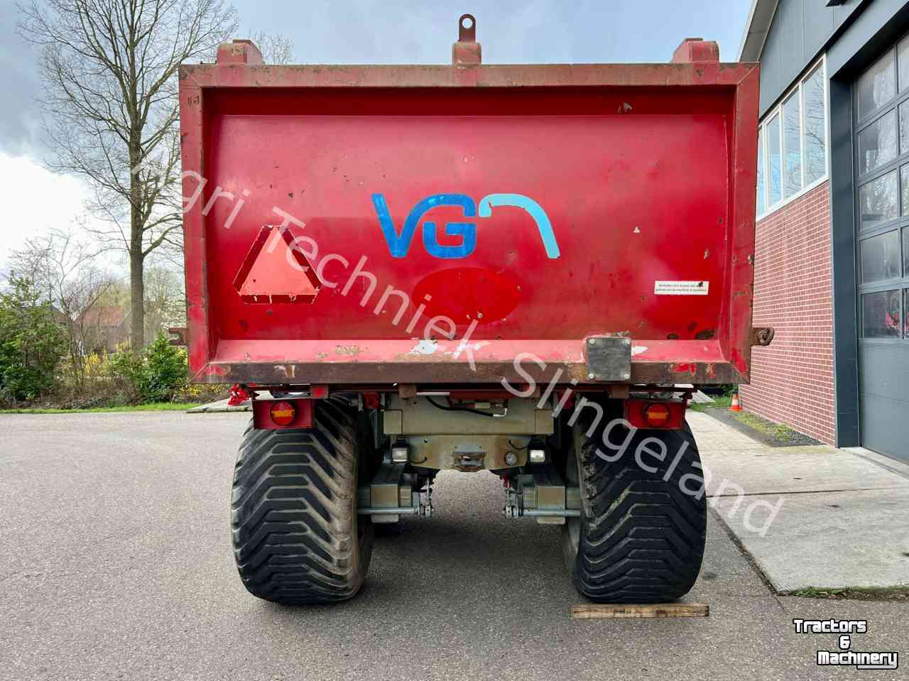 Dumptrailer VGM GK18-100 baggerkipper