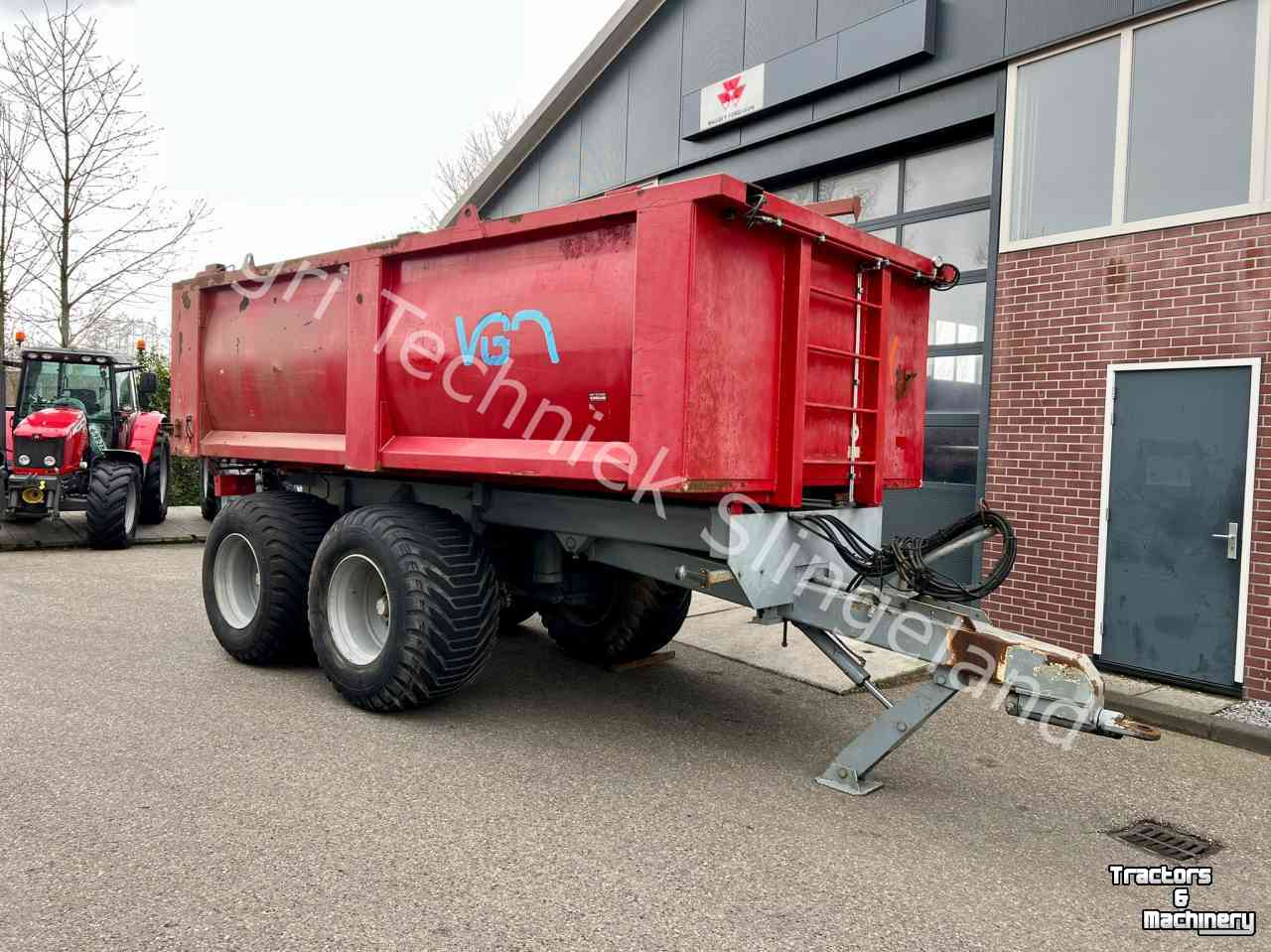 Dumptrailer VGM GK18-100 baggerkipper