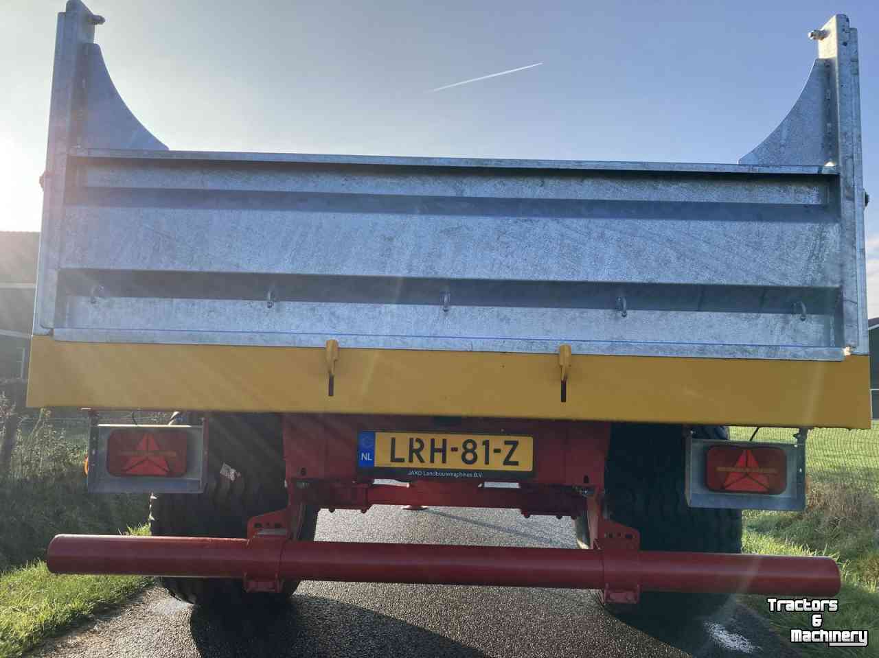 Dumptrailer Jako Tiger 80 NIEUW RDW luchtremmen auto klepsluiting  kipper kraanbakkar