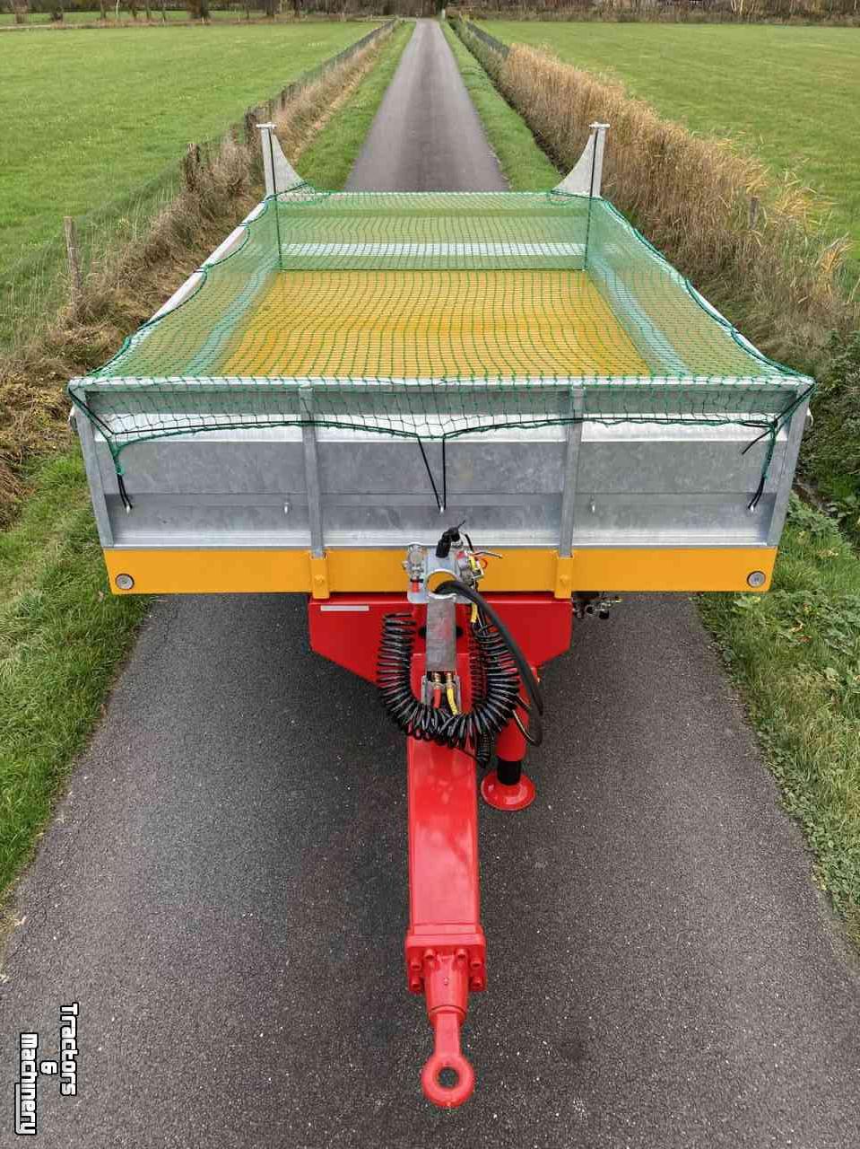 Dumptrailer Jako Tiger 80 NIEUW RDW luchtremmen auto klepsluiting  kipper kraanbakkar