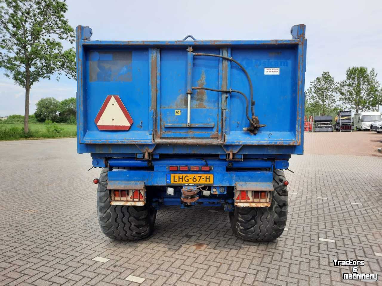 Dumptrailer Beco Kipwagen, kipper, zanddumper Gigant 180D