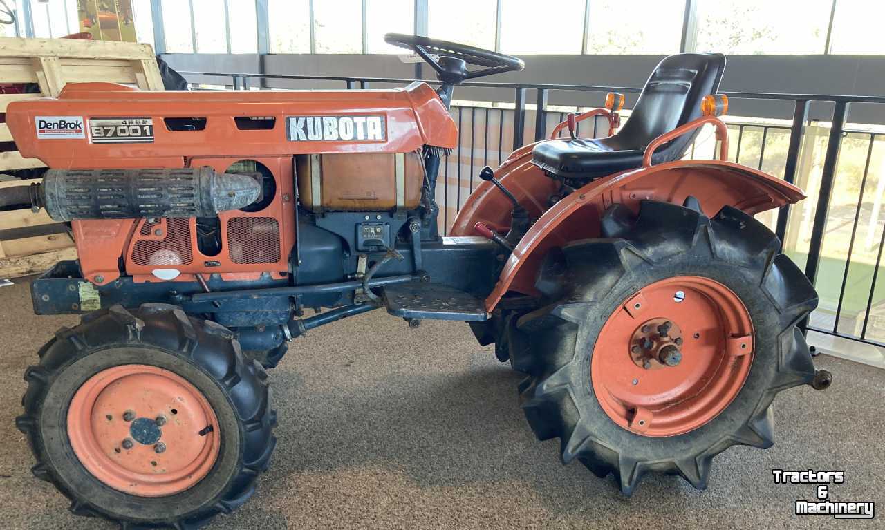 Horticultural Tractors Kubota B 7001 4WD Mini-Tractor