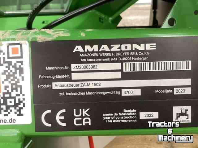 Fertilizer spreader Amazone ZA-M 1502