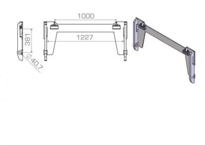 Other Qmac Aanlasframe voor CLAAS Verreiker TARGO Fem 3 Incl. Fem klauwtjes