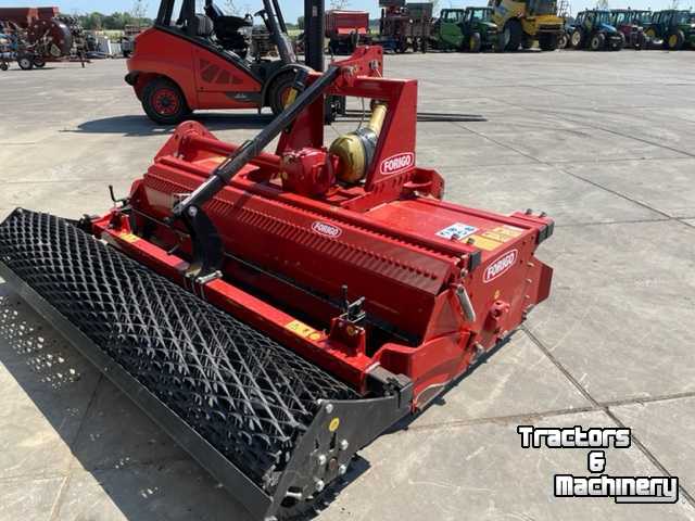 Rotary Tiller Forigo stone burier G35 230  demo