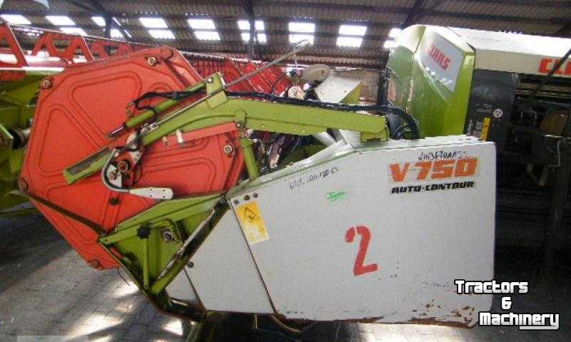 Combinehead & Pick-Up Claas V 750 Auto-Contour Schneidwerk