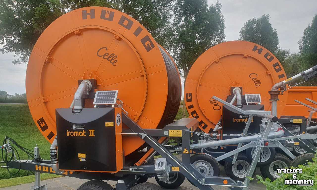 Irrigation hose reel Hüdig 110/500 TUV Beregeningshaspel Nieuw