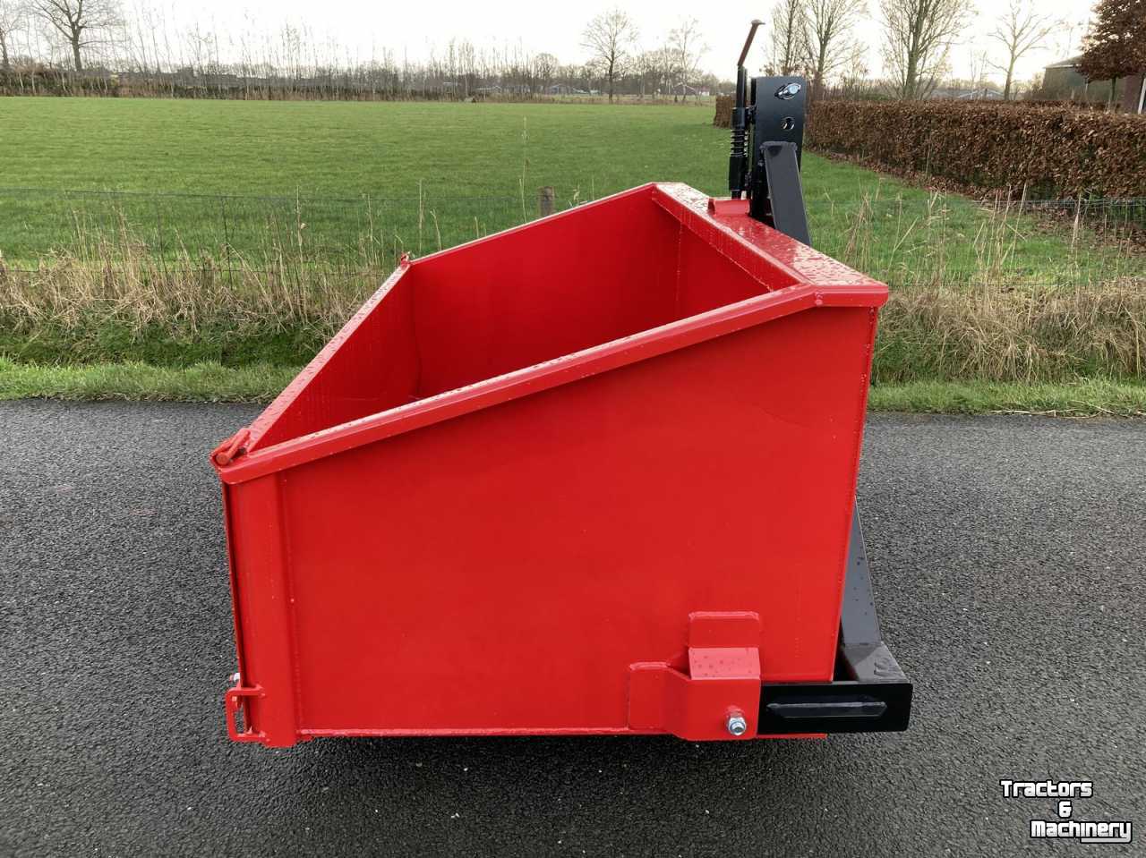 Tractor tipping boxes  JAKO transportbak 200cm, past ook in fronthef, NIEUW