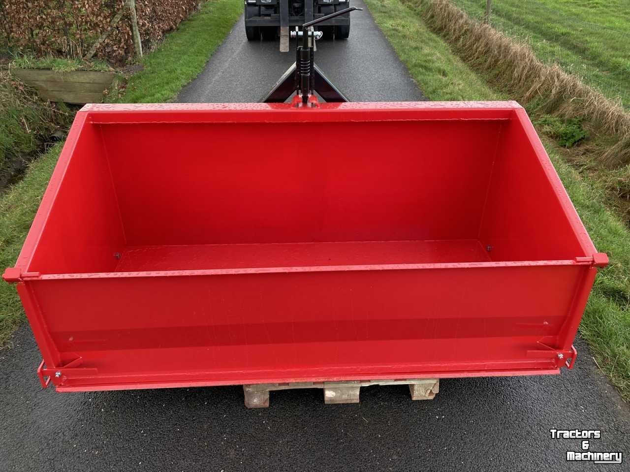 Tractor tipping boxes  JAKO transportbak 200cm, past ook in fronthef, NIEUW