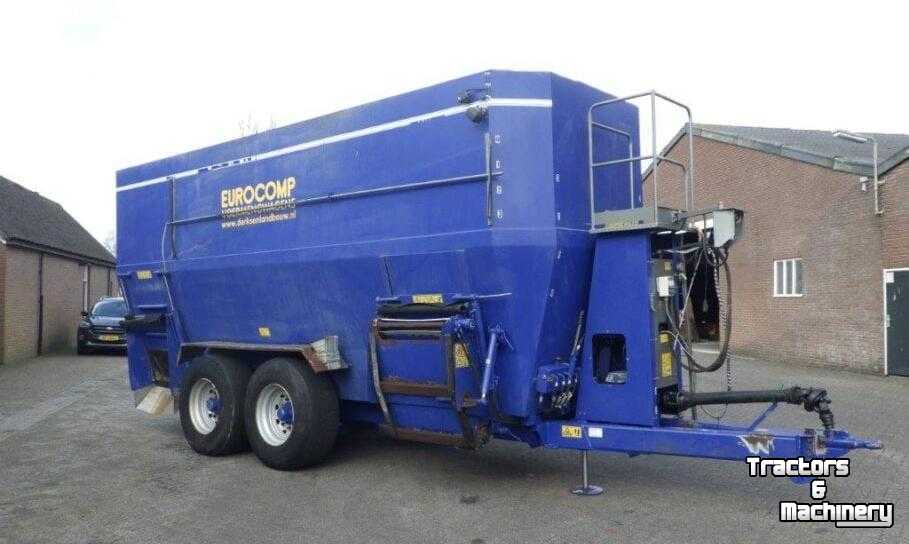 Horizontal feed mixer Eurocomp Voermengwagen Voermengwagen Futtermischwagen Feedmixer