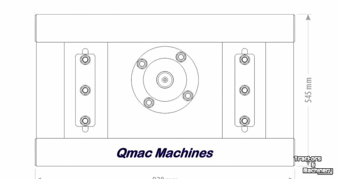 Diverse new spare-parts Qmac Sneeuwploeg Aanbouwframe Blanco