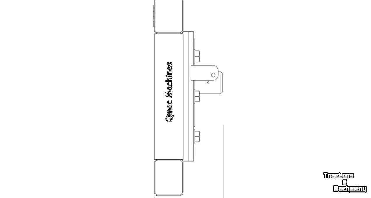 Diverse new spare-parts Qmac Sneeuwploeg Aanbouwframe Blanco