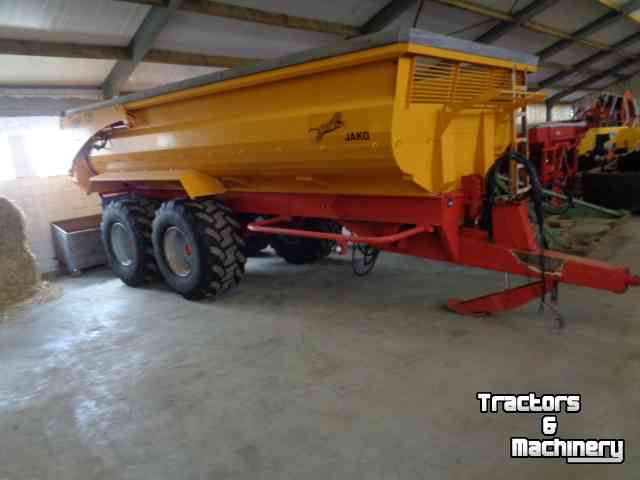 Dumptrailer Jako tiger 125 bollenkipper