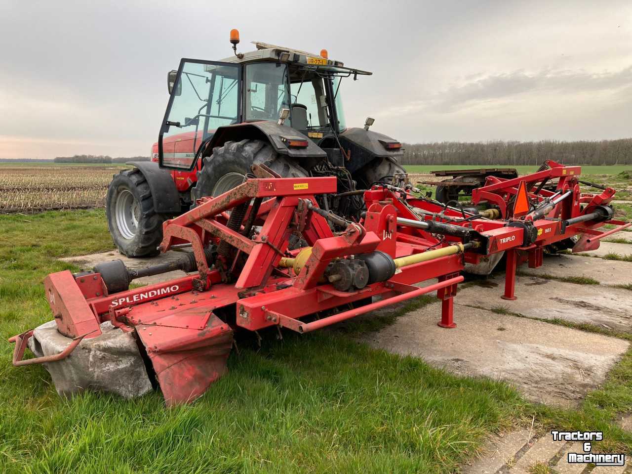 Mower Lely Triplo 801 vlindermaaier, triplomaaier weidemachines