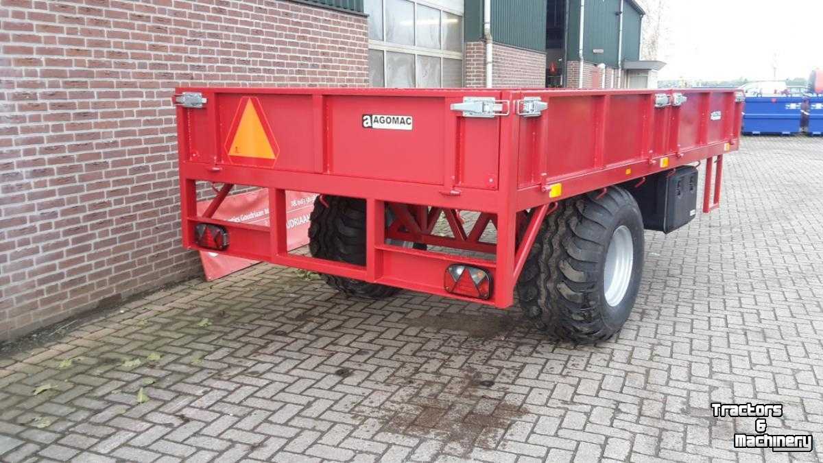 Dumptrailer Agomac Kipper / Kipwagen / Bakkenwagen