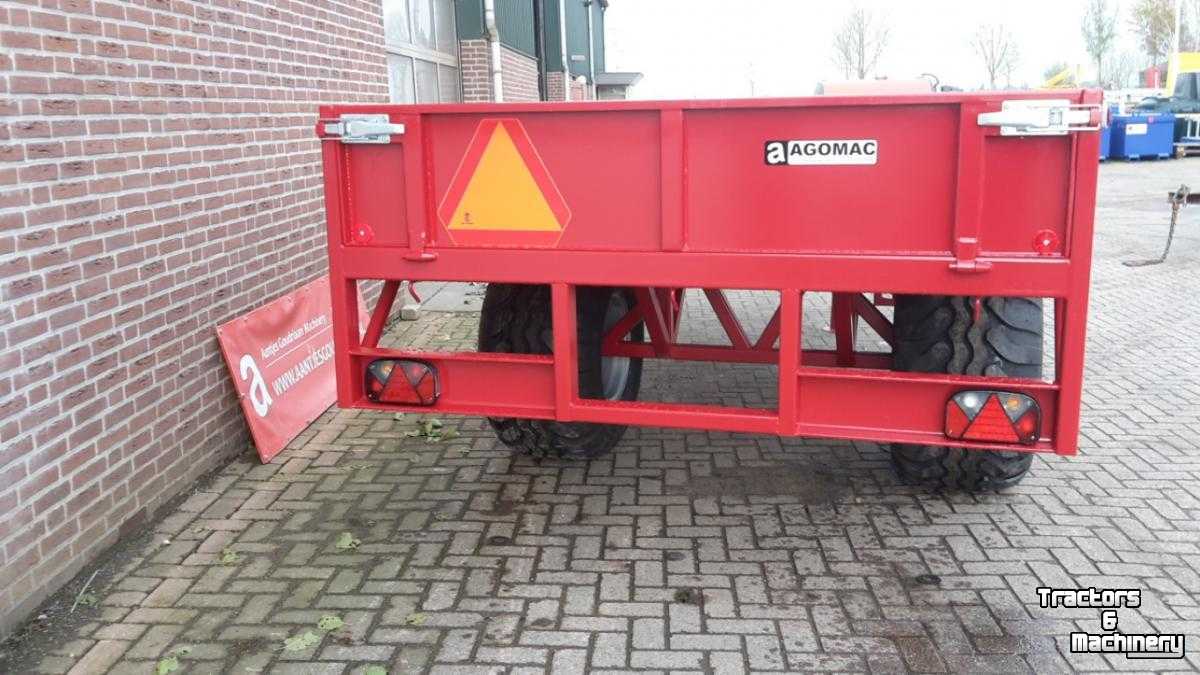 Dumptrailer Agomac Kipper / Kipwagen / Bakkenwagen