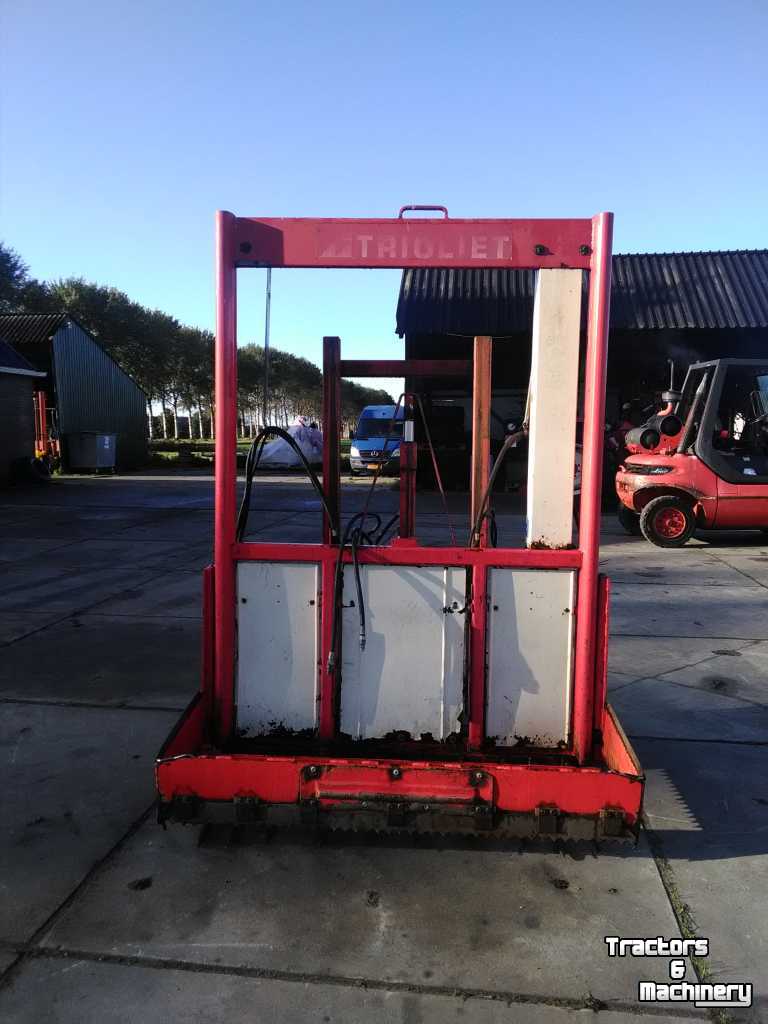 Silage block-cutter Trioliet TU 170 met hefmast