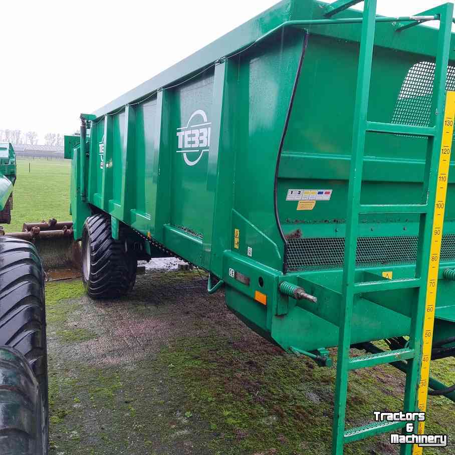 Manure spreader Tebbe DS 100 universeel breedstrooier, mestverspreider, meststrooier