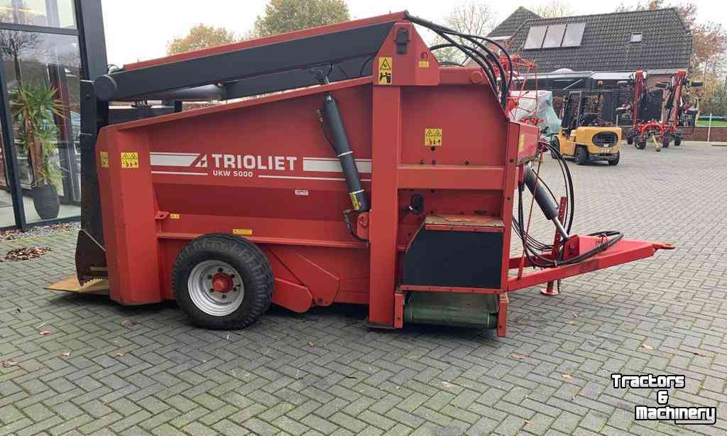 Silage grab-cutter wagon Trioliet UKW 5000 Uitkuilwagen