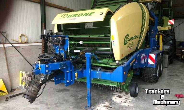 Balers Krone Comprima F 155 XC Rondebalen-Pers + Goweil G5040 Wikkelaar