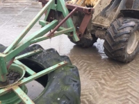 Feed sweeper wheel  Eigen bouw voer veegwiel