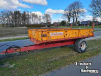 Dumptrailer Miedema HS45 4 tons kipper