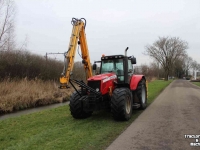 Mowing arm Massey Ferguson 7480 met Herder Grenadier MBK513LS