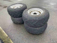 Wheels, Tyres, Rims & Dual spacers  Sun.F 25X10-12 set banden