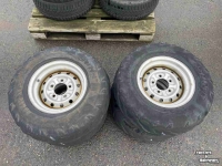 Wheels, Tyres, Rims & Dual spacers  Sun.F 25X10-12 set banden