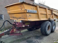 Dumptrailer Veenhuis JVZK 22000 Gronddumper, grondkipper, kipper. landbouwtransport