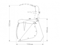 Silage Grabbucket / Grabfork Qmac KROKODILLENBAK 2.60M MAXI