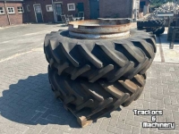 Wheels, Tyres, Rims & Dual spacers Vredestein 18.4R38 , dubbellucht wielen