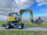 Excavator mobile Neuson 6503 wielkraan mobiel, zeer compleet, 7750 uur, BJ2013, kantelstuk en 4 bakken