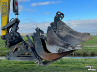 Excavator mobile Neuson 6503 wielkraan mobiel, zeer compleet, 7750 uur, BJ2013, kantelstuk en 4 bakken