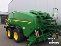 Balers John Deere C441R ronde balenpers met wikkelaar