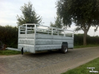 Livestock trailer Heuvelmans 6VWH6025  veewagen 6 en 7 mtr uit voorraad