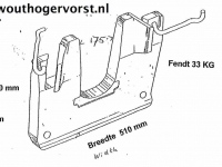 Frontweights Fendt Fendt frontgewichten 45 kg per stuk