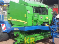 Balers John Deere 644 Ronde-balen pers in Goweil wikkelaar frame / Pers-wikkel combi