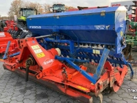 Rotary Harrow Kuhn HRB302 + Fiona Fionette 3,0/90 Sämaschine